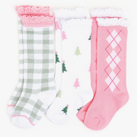 Winter Wonderland Knee High Socks 3-Pack