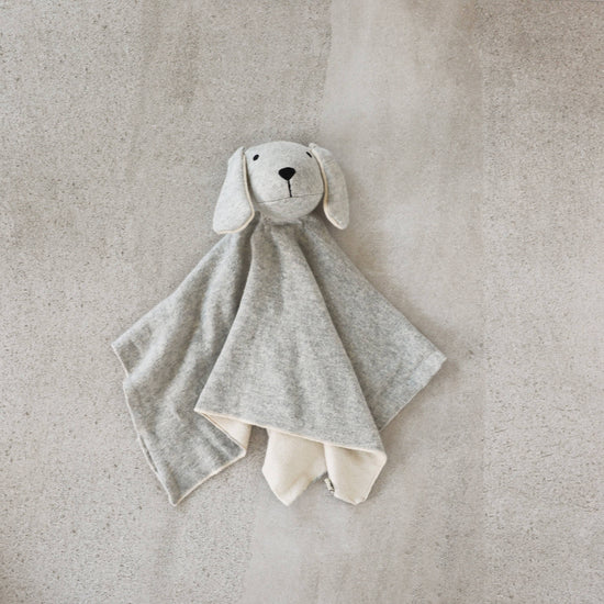 Puppy Dog - Organic Baby Lovey Security Blanket Cuddle Cloth: Natural