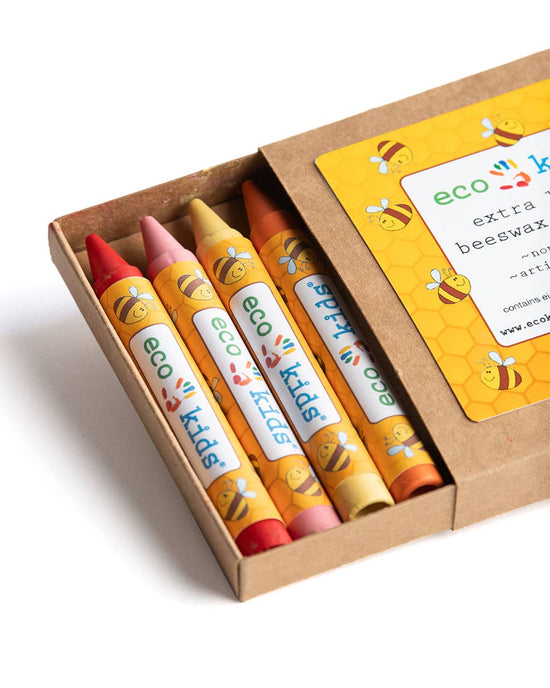 Non-Toxic Beeswax Crayons (Extra Large) - case: Without 12 jumbo pencil sharpeners / With display