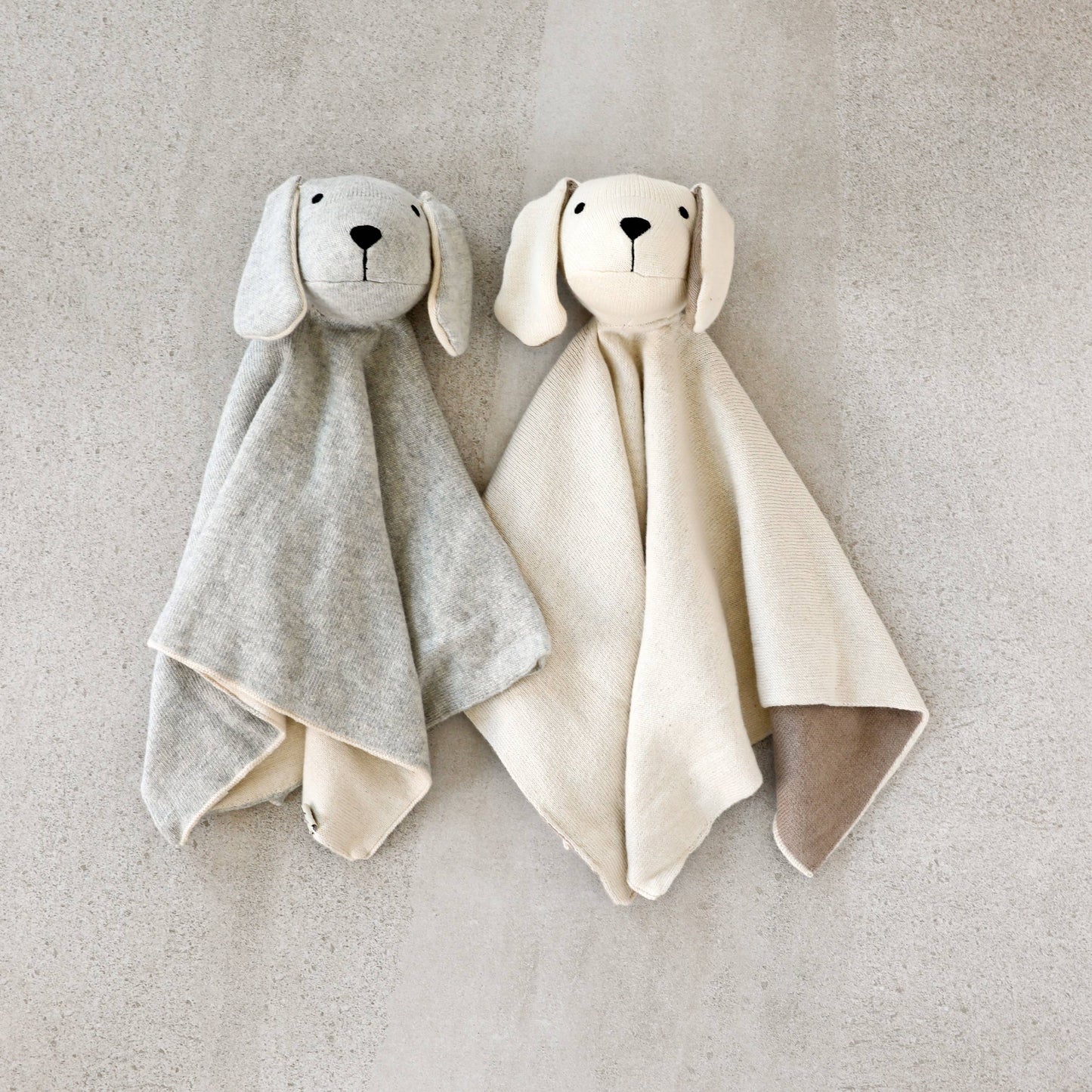 Puppy Dog - Organic Baby Lovey Security Blanket Cuddle Cloth: Natural