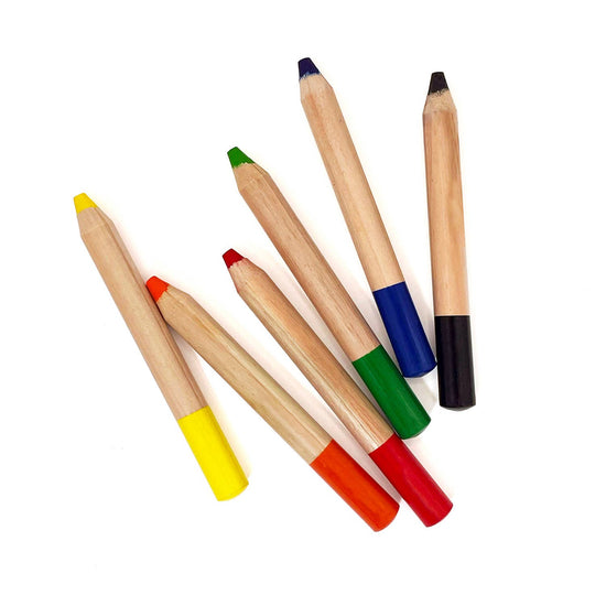 Watercolor Pencils - case: With 12 jumbo pencil sharpeners