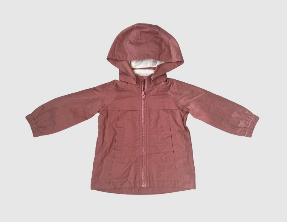 Cotton Winter Jacket in Rose