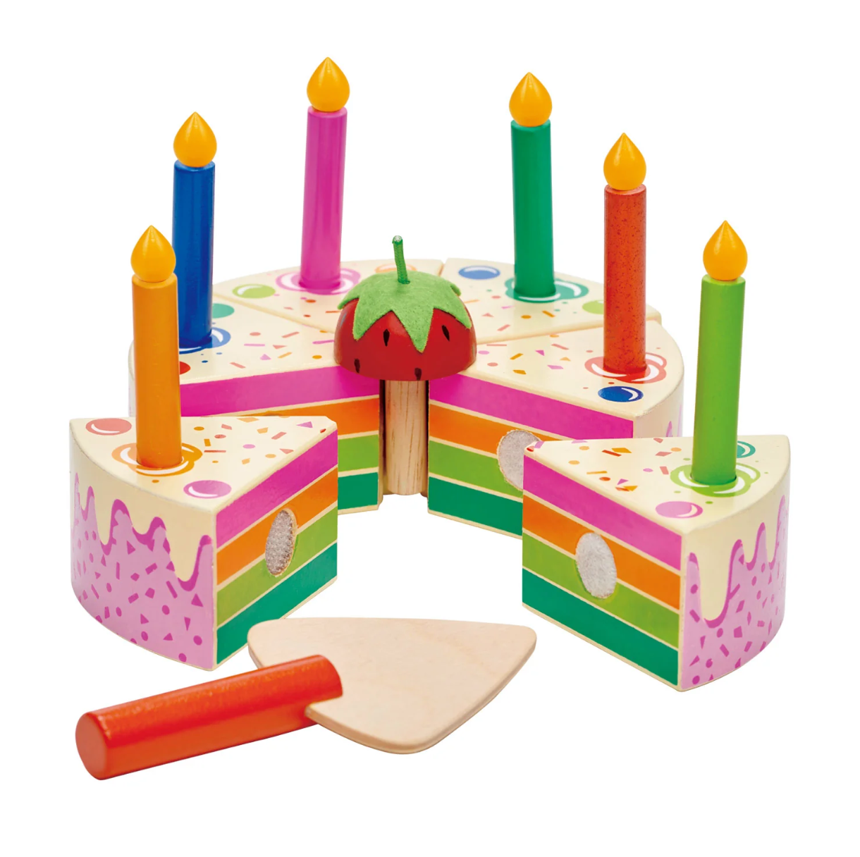 Load image into Gallery viewer, Rainbow Birthday Cake
