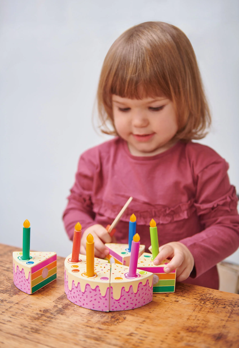Load image into Gallery viewer, Rainbow Birthday Cake
