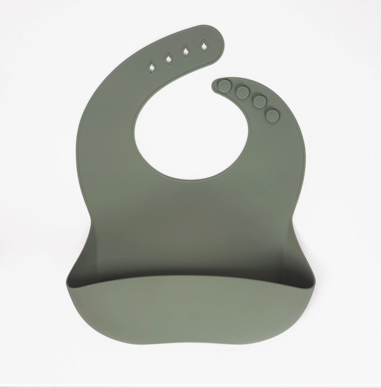 Load image into Gallery viewer, Sage Green Silicone Bib
