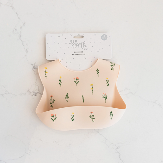 Load image into Gallery viewer, Wildflowers Silicone Bib
