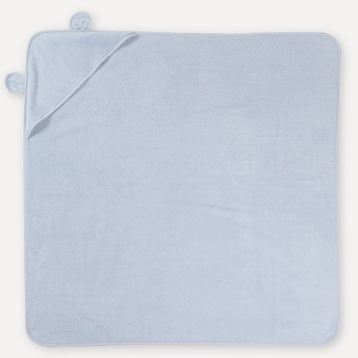 Organic Cotton Hooded Towel For Babies and Toddlers - Blue