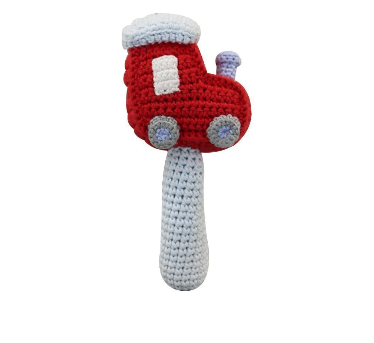 Load image into Gallery viewer, Train Crochet Stick Rattle
