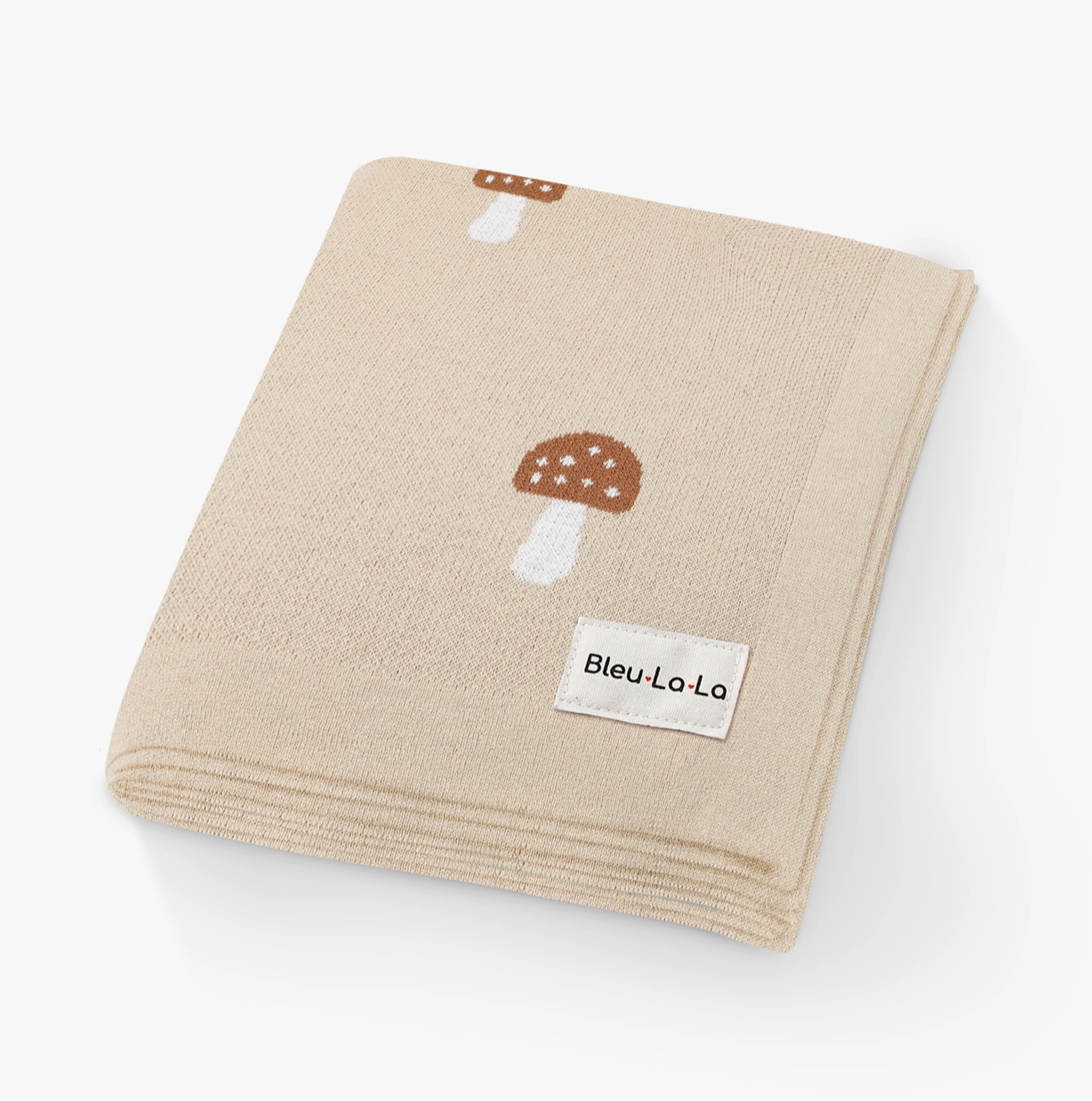 Load image into Gallery viewer, 100% Luxury Cotton Swaddle Receiving Baby Blanket - Mushroom
