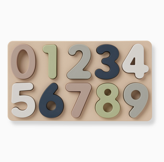Large Soft Silicone Number Puzzle (11-pc)