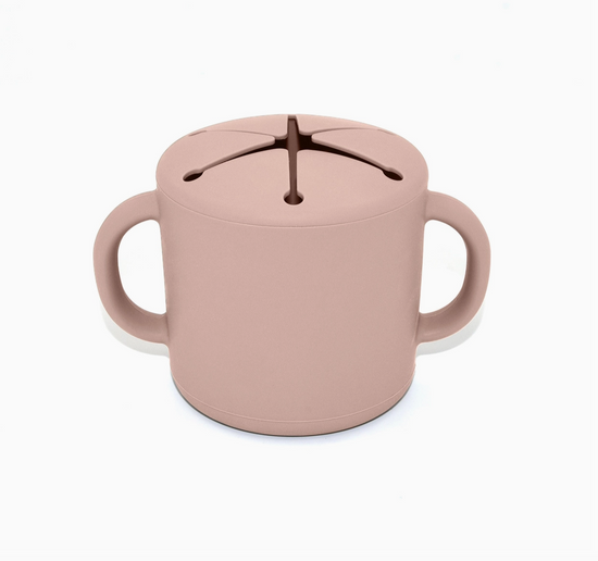 Load image into Gallery viewer, Noüka Silicone Snack Cup - Soft Blush
