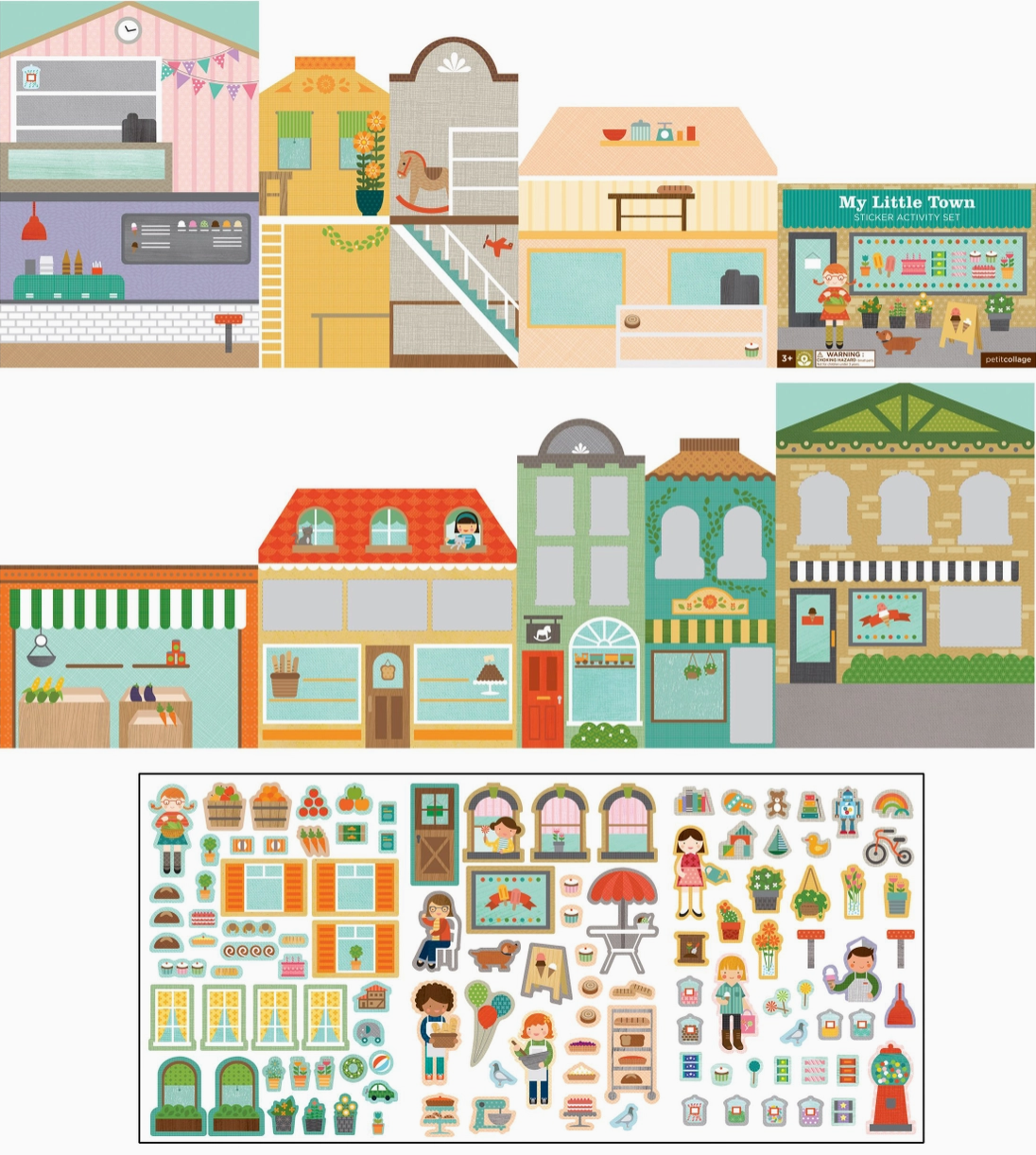 Load image into Gallery viewer, My Little Town Sticker Activity Set
