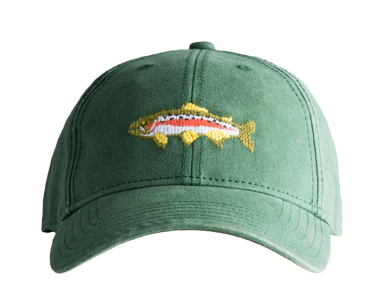Trout Baseball Hat - Moss Green