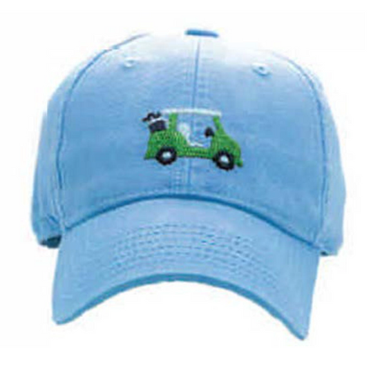 Kids Golf Cart Baseball Hat - Light Blue
