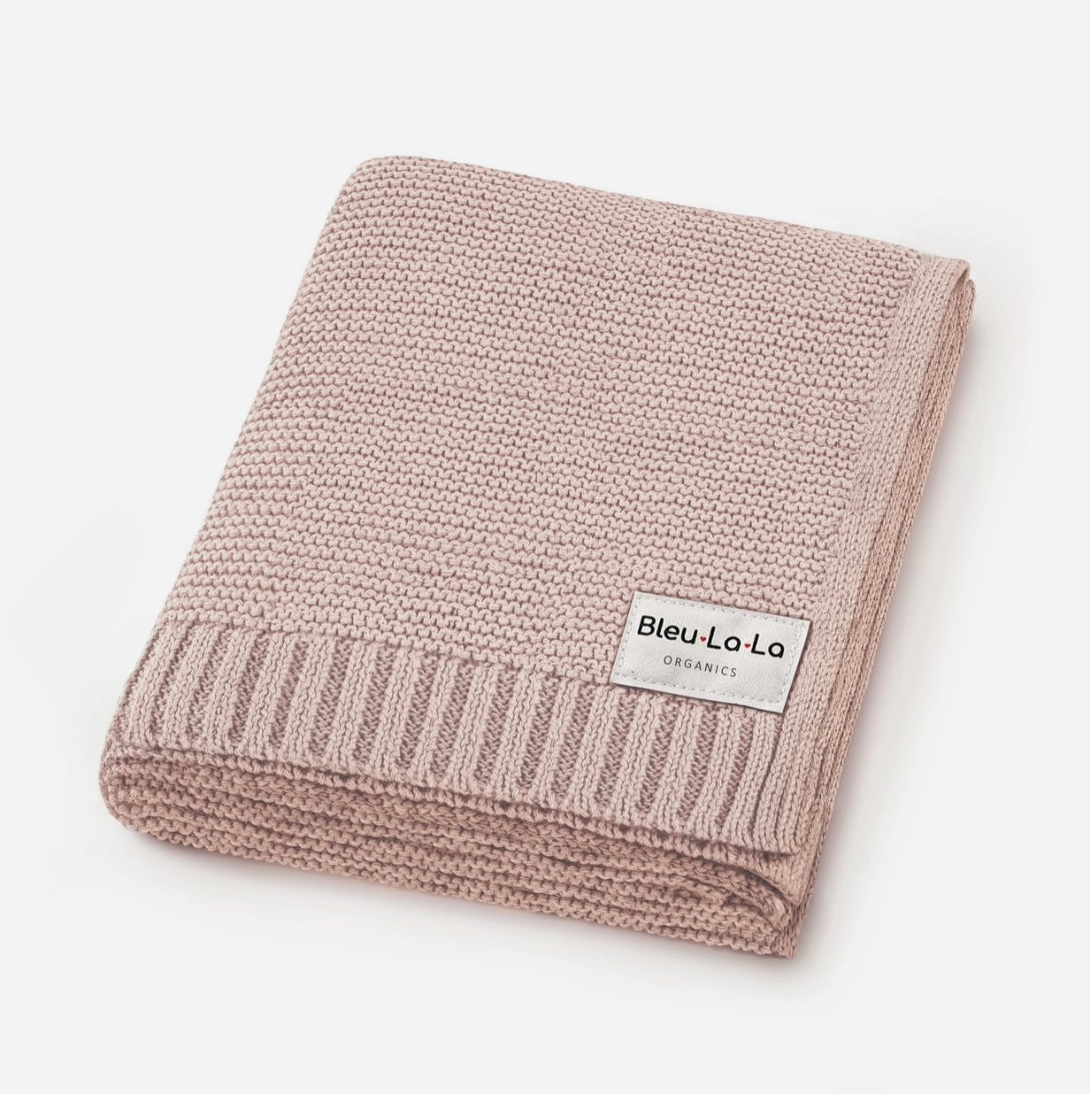 100% Organic Luxury Cotton Swaddle Receiving Baby Blanket - Pink
