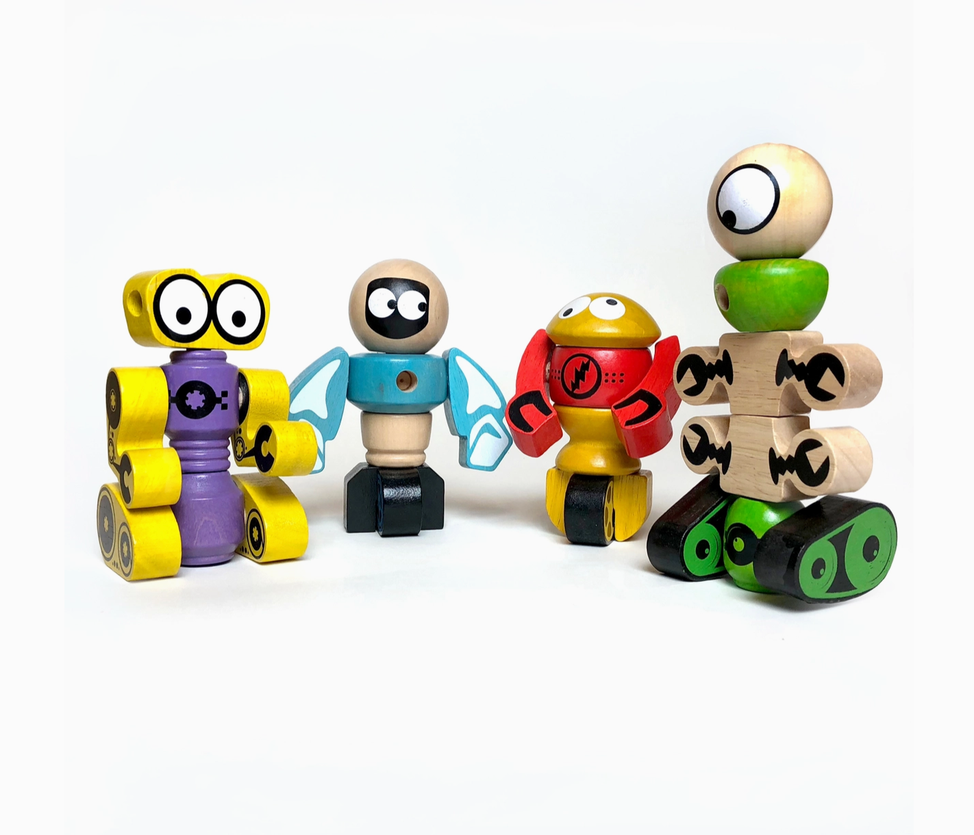 Tinker Totter Robots - 28 Piece Character Playset