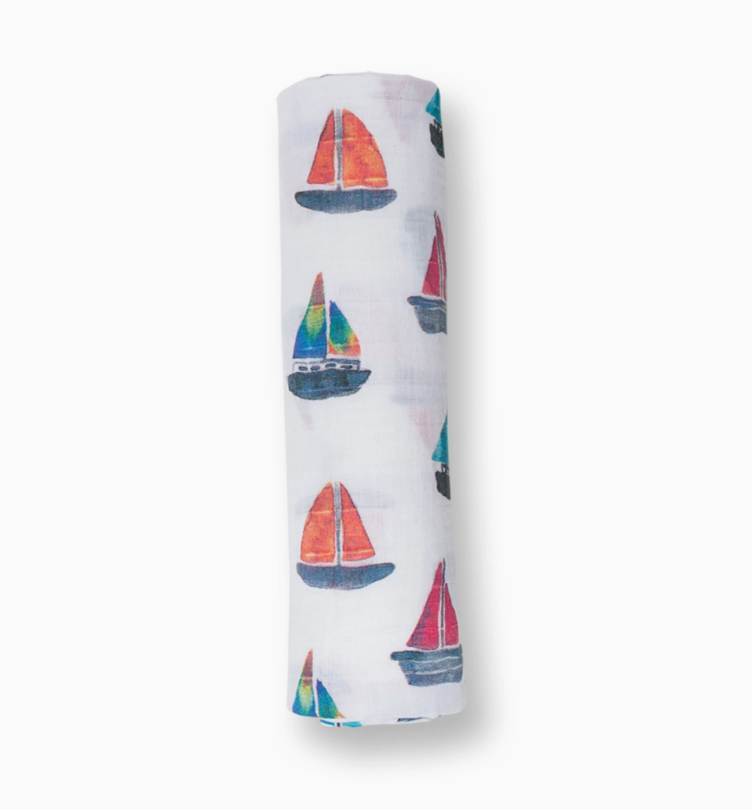 Classic Muslin Swaddle - Sailboats