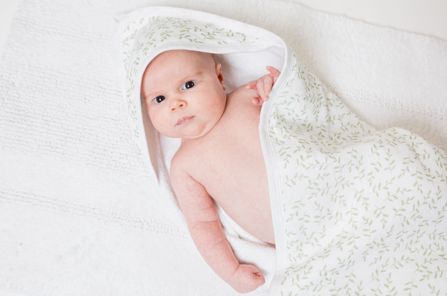 Hooded Towel - Greenery