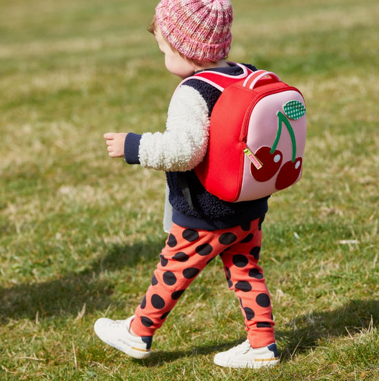 Harness Toddler Backpack - Cherry