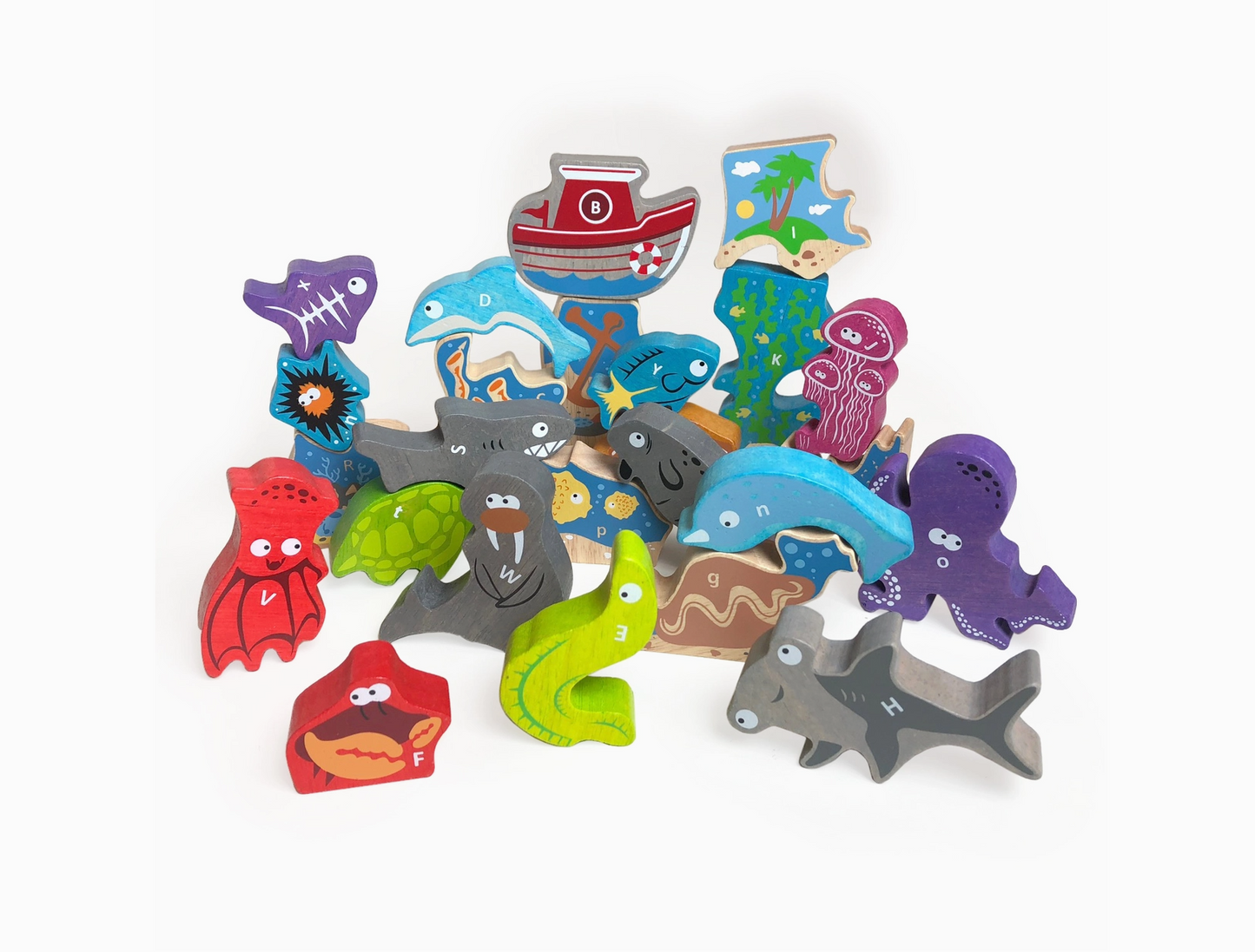 Ocean A To Z Puzzle & Playset