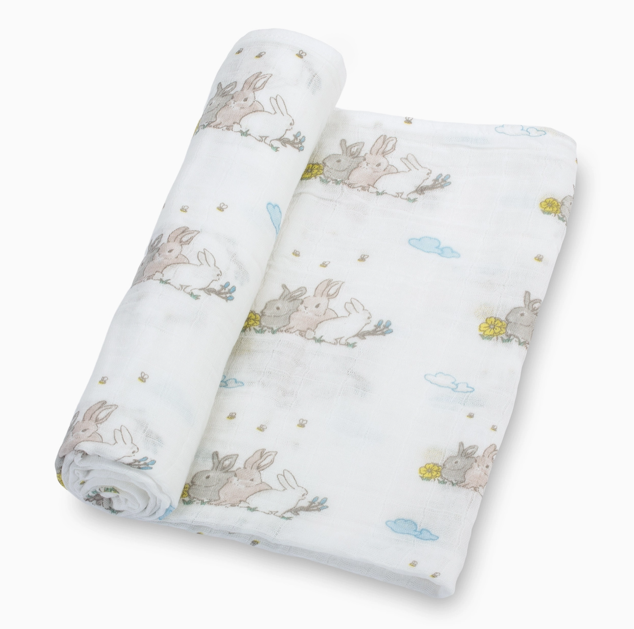 Somebunny Loves You Baby Easter Swaddle Blanket