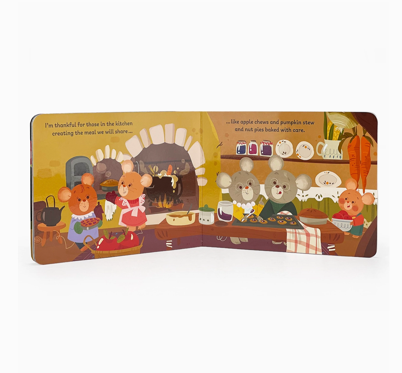 Thankful Thanksgiving Board Book