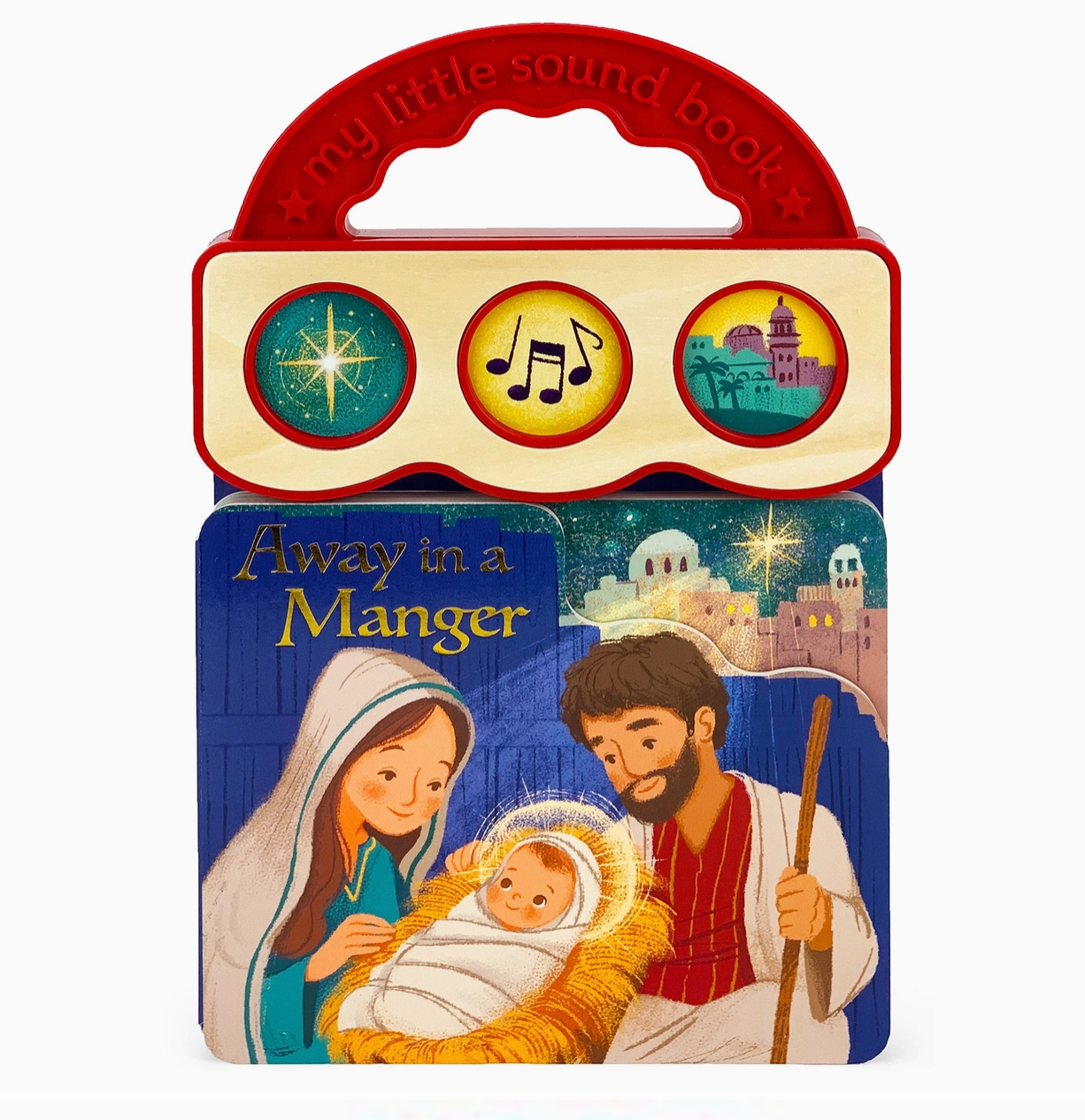 Away in A Manger Nativity 3-Button Jesus Sound Book