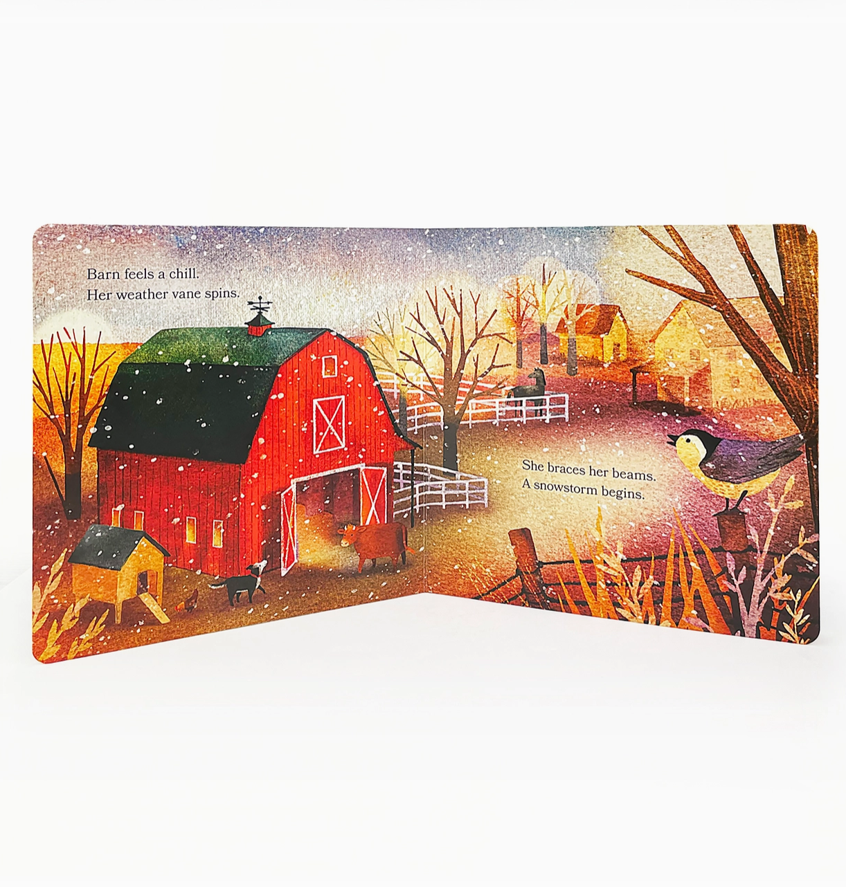 Barn in Winter: Safe and Warm On the Farm Board Book