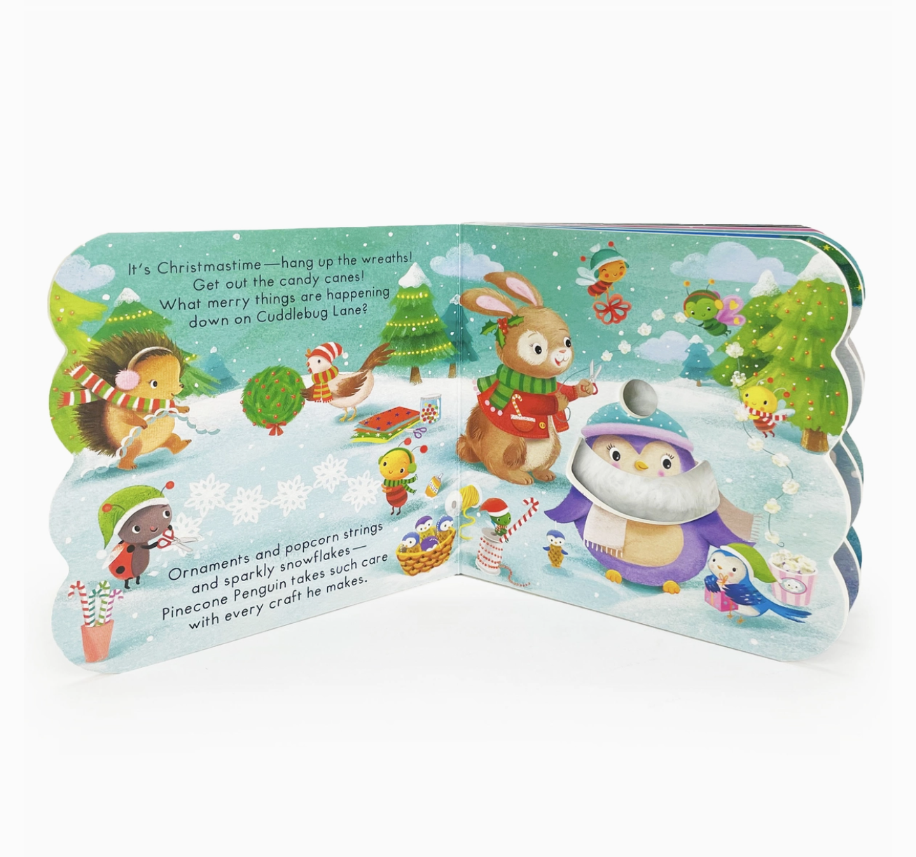 Christmas On Cuddlebug Lane Touch & Feel Board Book