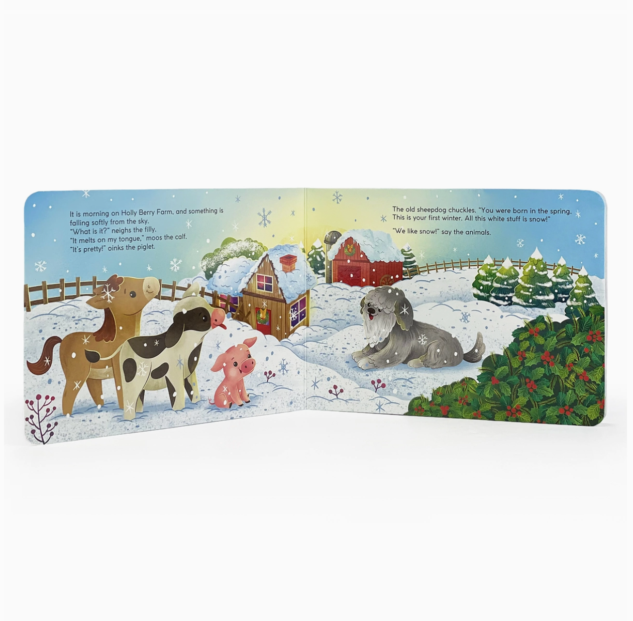 First Christmas On the Farm Holiday Board Book