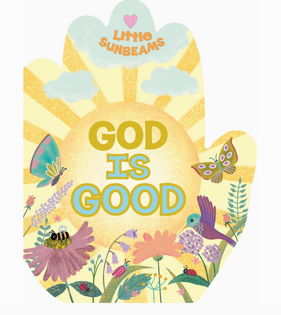 God Is Good Praying Hands Shaped Board Book