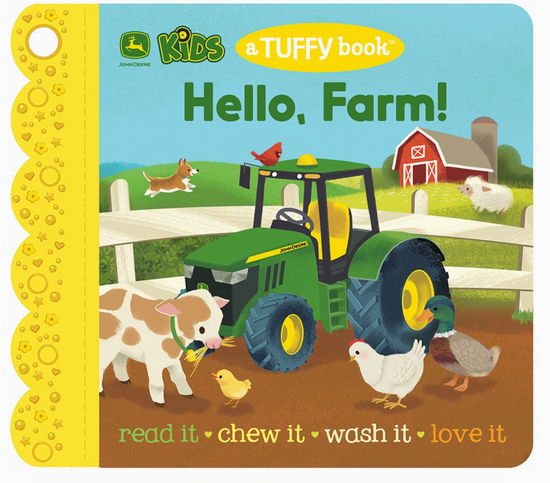 John Deere Kids Hello, Farm! (Tuffy Teether Indestructible)