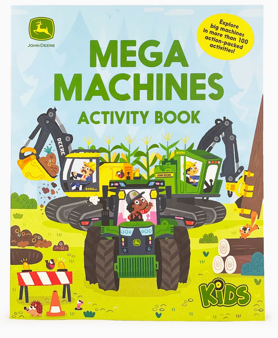 John Deere Kids Mega Machines Activity Book