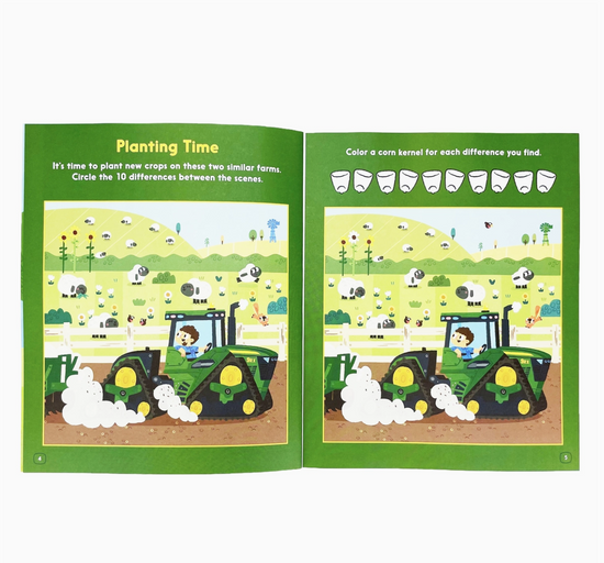 John Deere Kids Mega Machines Activity Book