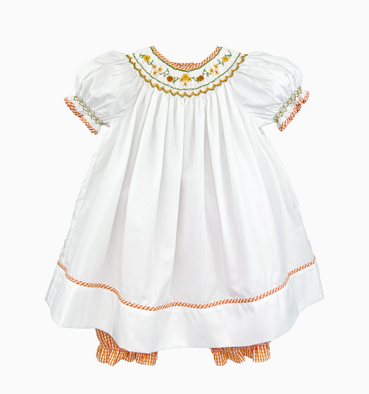 Harvest Smocked Dress and Pantaloon