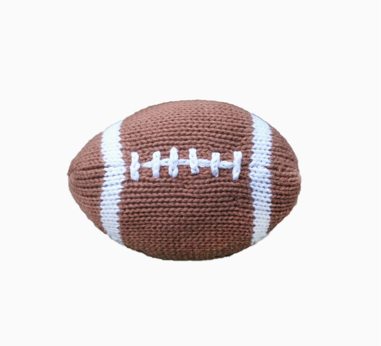 Phil the Football Knit Rattle