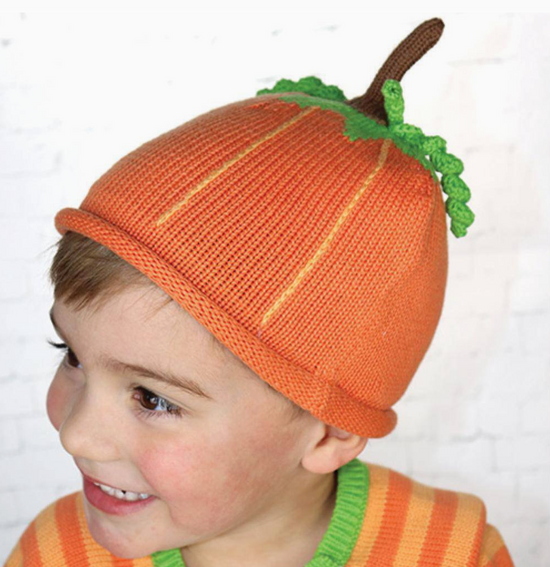 Pumpkin Knit Hat