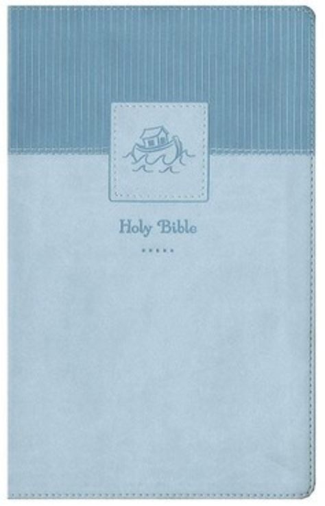 Baby Gift Holy Bible, Leathersoft, Blue, Comfort Print