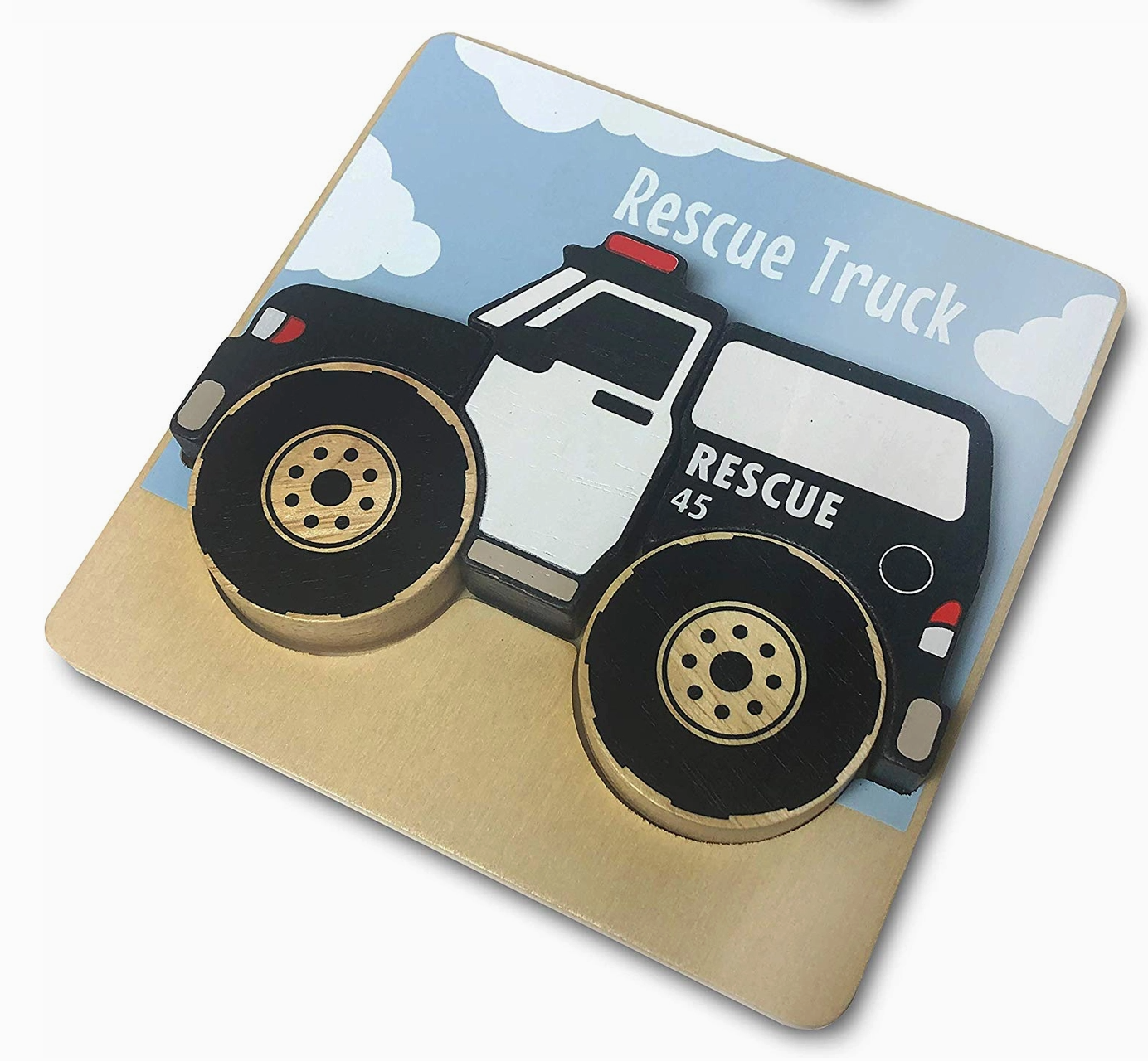 Vehicle Puzzle Rescue Truck