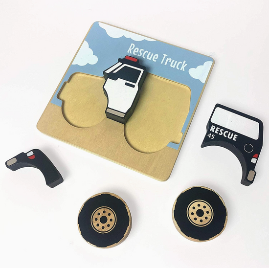 Vehicle Puzzle Rescue Truck