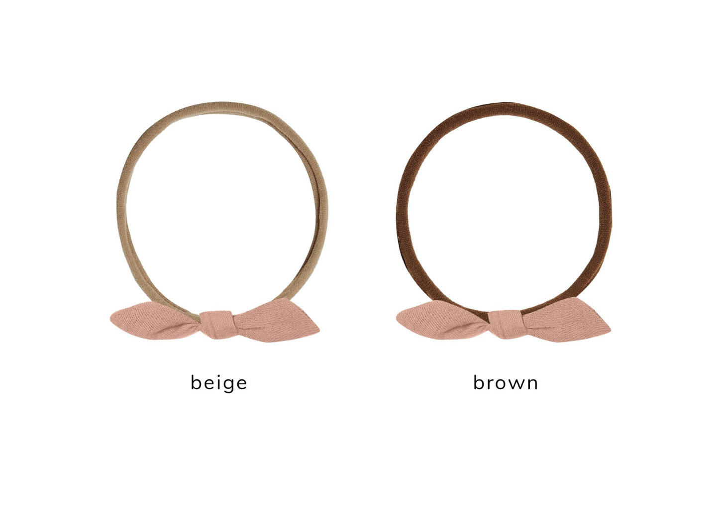 Little Knot Headband || Rose - Brown