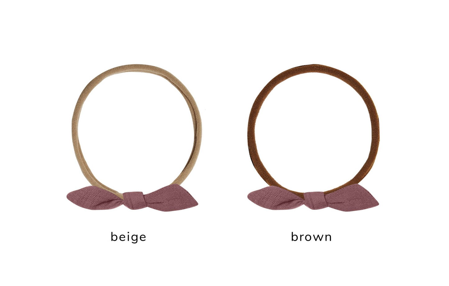 Little Knot Headband || Rose - Beige