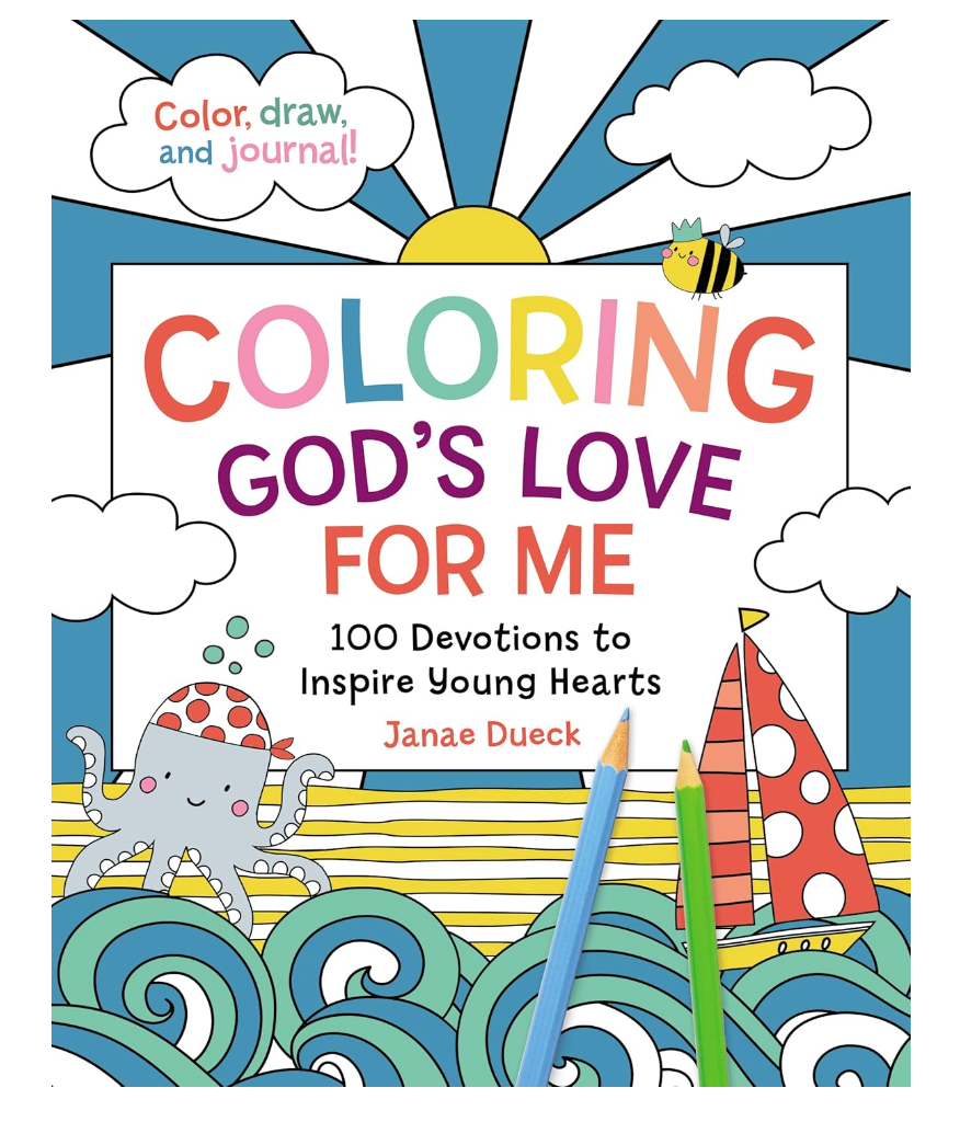 Coloring God's Love for Me: 100 Devotions to Inspire Young Hearts