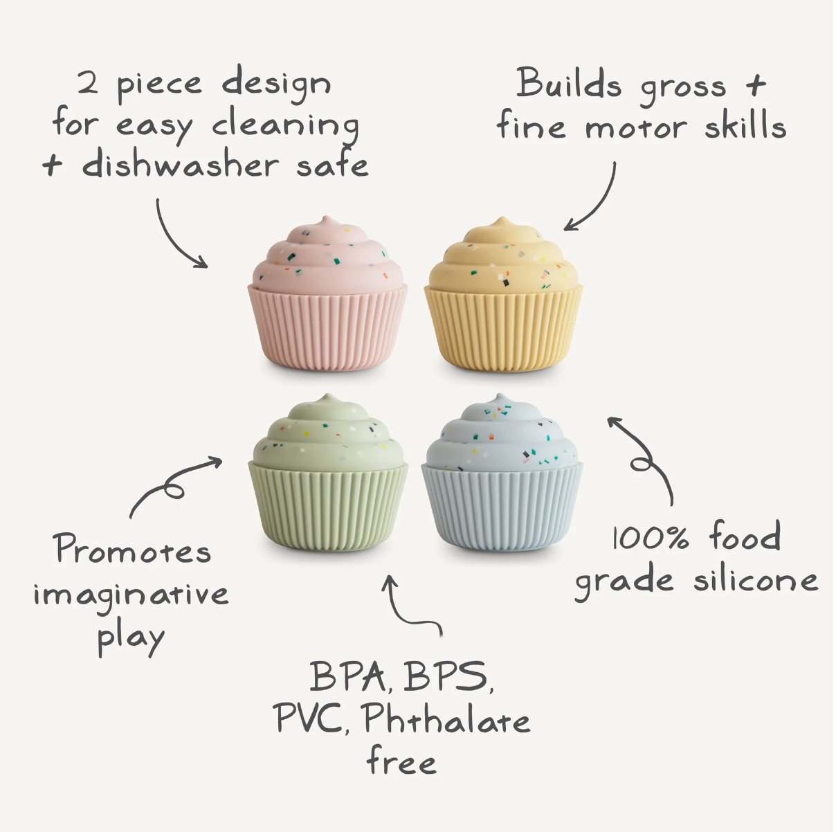 Mix and Match Cupcake Toy