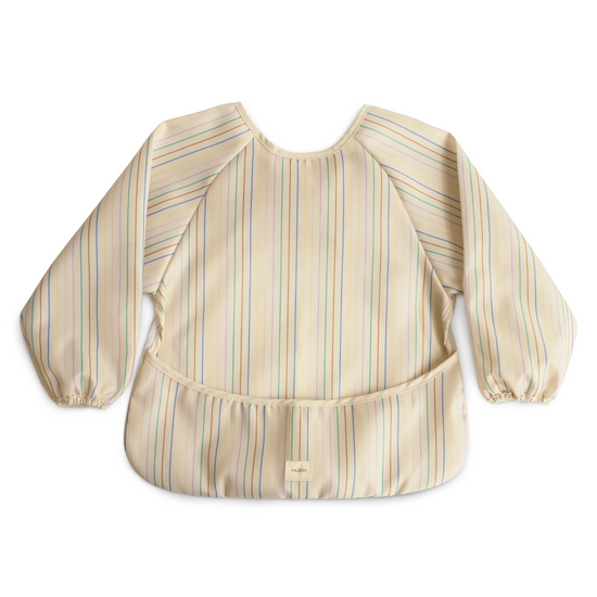 Long Sleeve Bib (Retro Stripes)