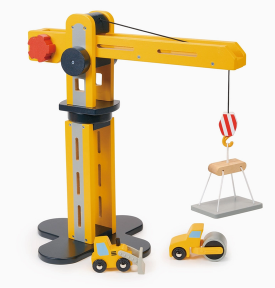 Big Yellow Wooden Crane