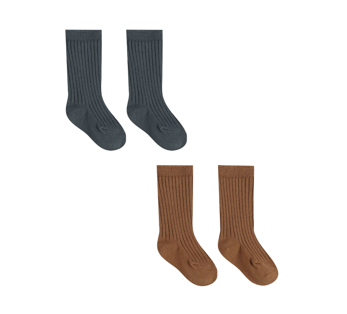 Socks Set || Indigo, Cinnamon