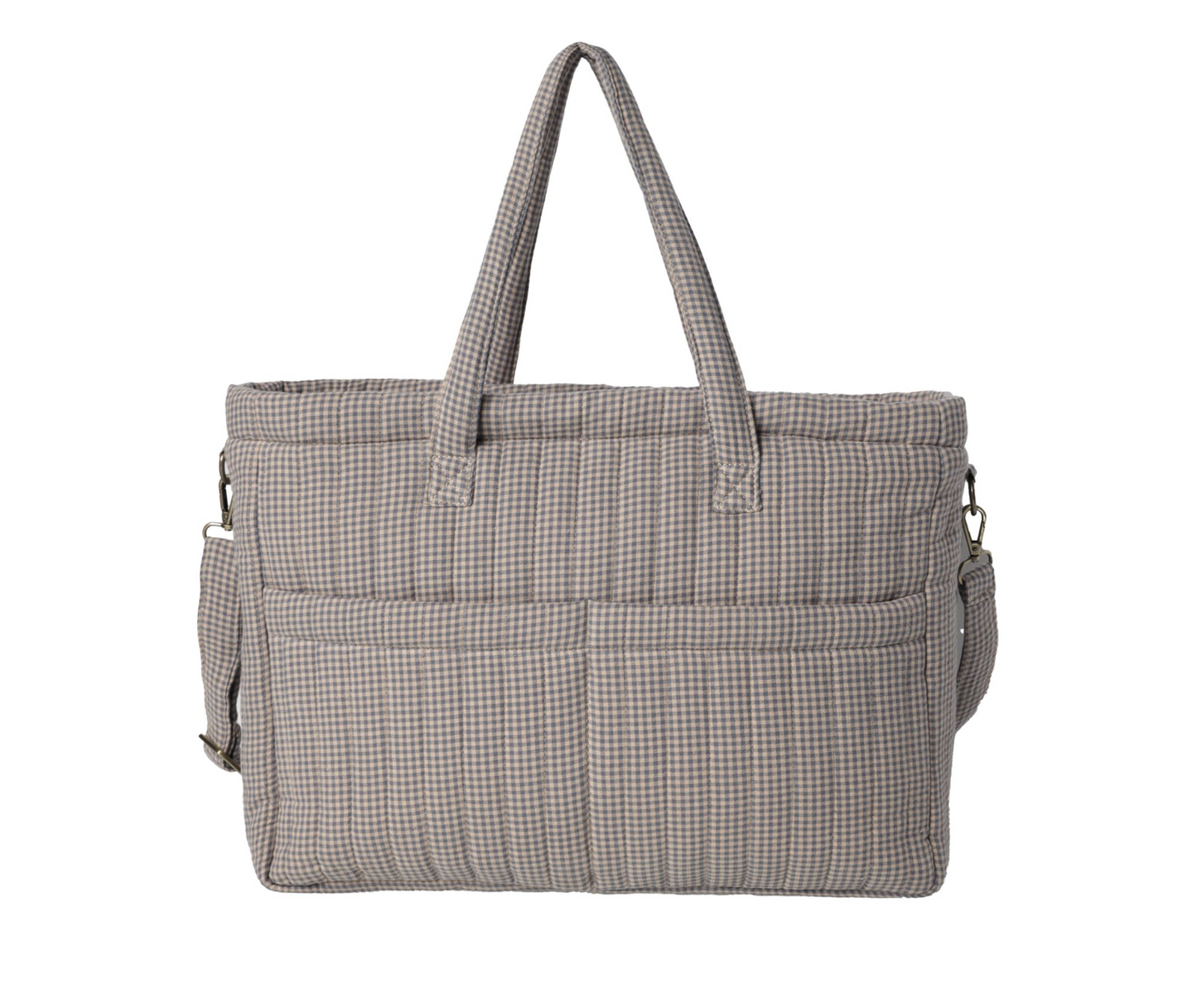 Diaper Bag || Indigo Gingham