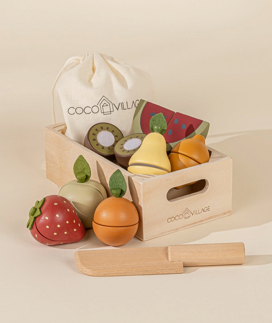 Wooden Fruits Playset