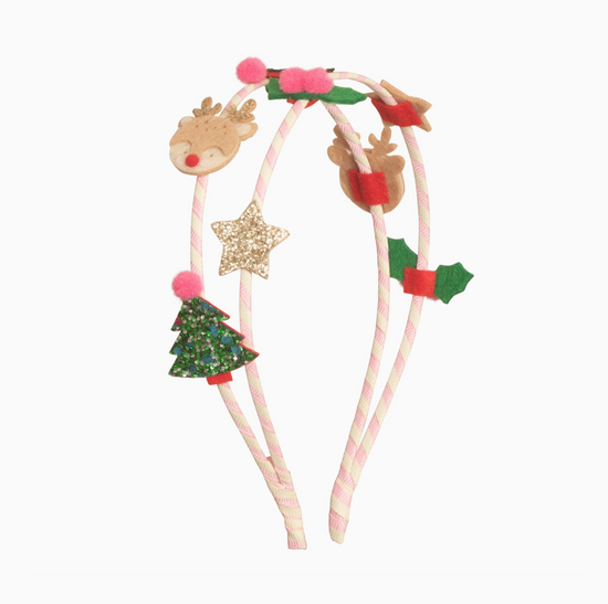 Festive Christmas Double Headband